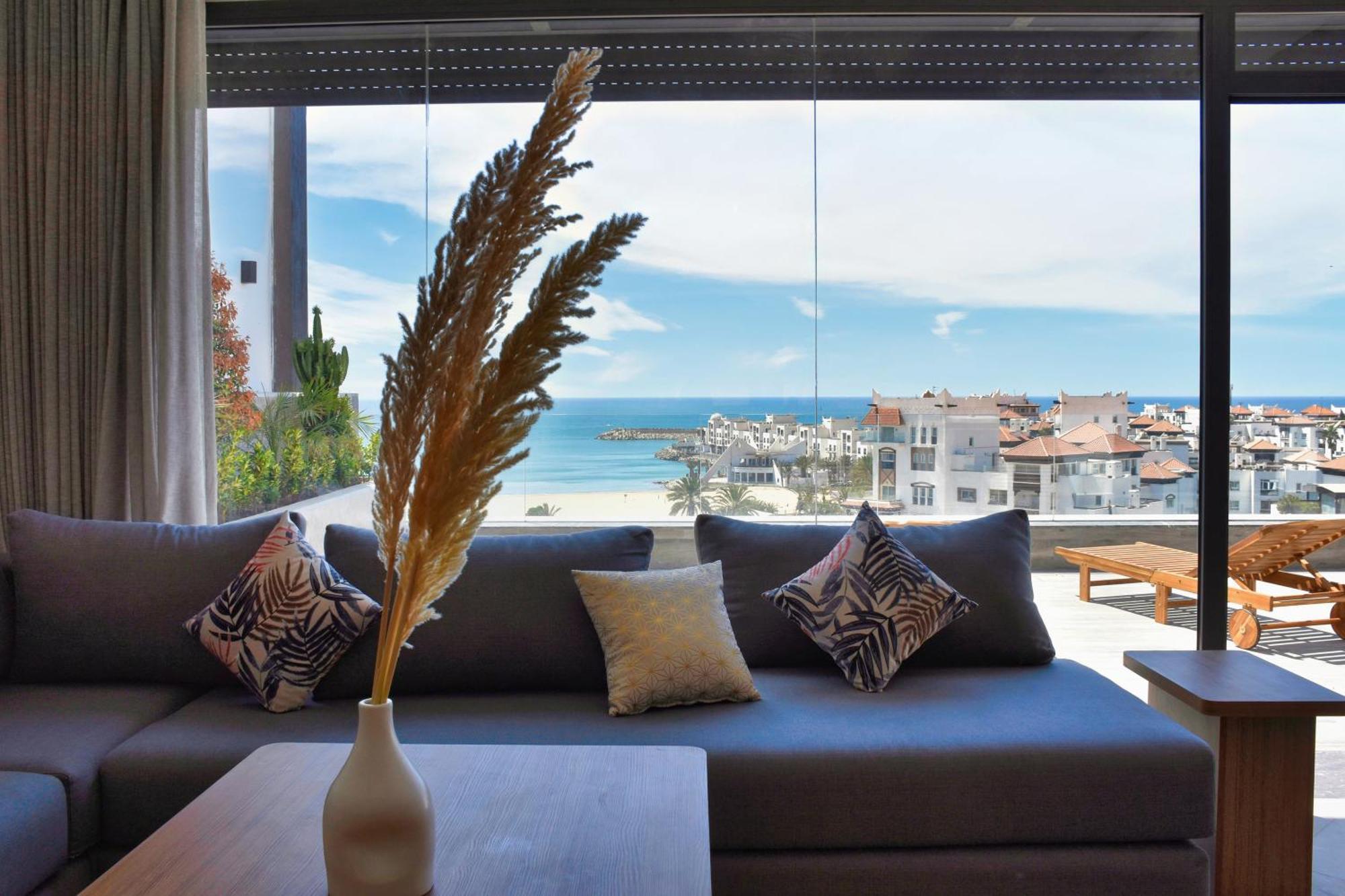 Luxury Seafront Appartement 6-7P Agadir Exterior photo