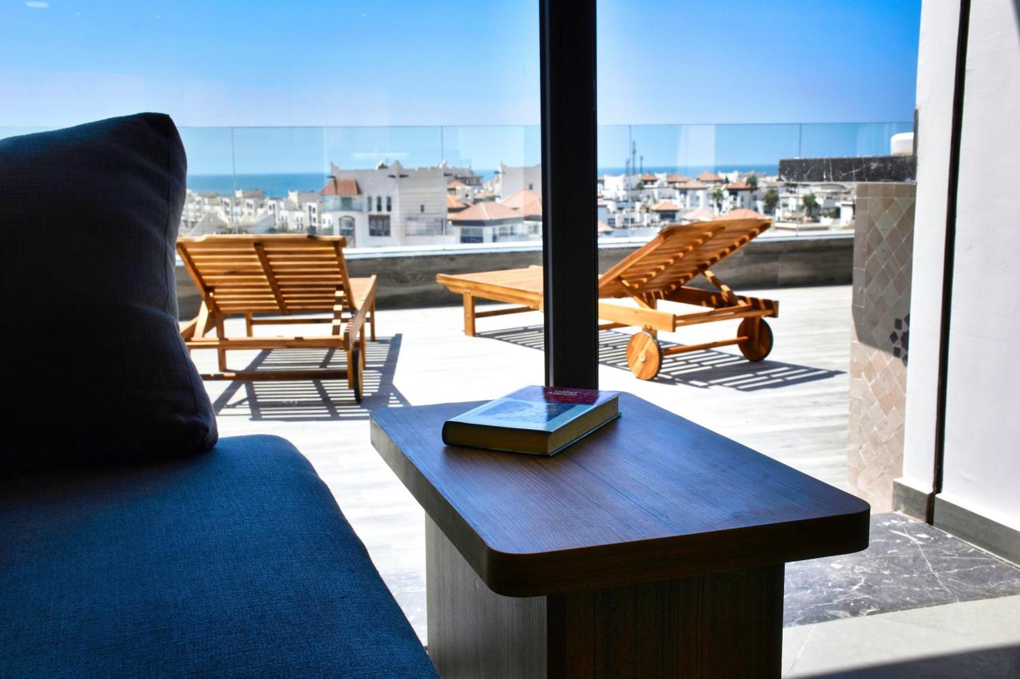 Luxury Seafront Appartement 6-7P Agadir Exterior photo