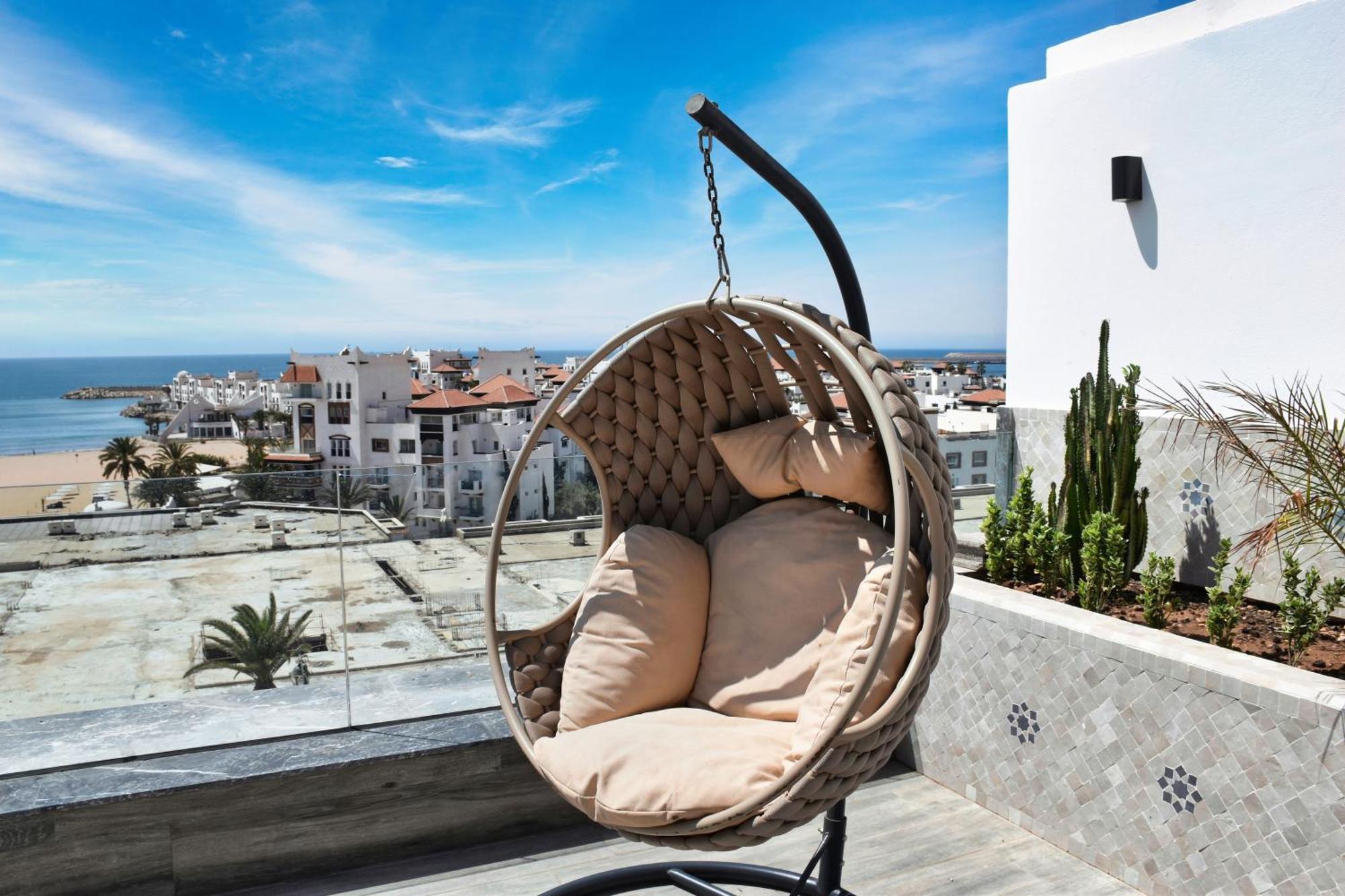 Luxury Seafront Appartement 6-7P Agadir Exterior photo